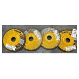 4 DeWalt grind wheel 4 1/2ï¿½x1/4ï¿½x7/8ï¿½