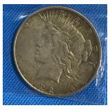 1922 D Peace Silver $1 Dollar Coin