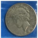 1923 S Peace Silver $1 Dollar Coin