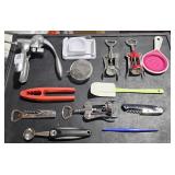 Wire Basket Wine Cork Screws & Other Kitchen Tools