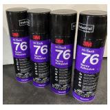 4 Cans 3M Hi-Tack 76 Spray Adhesive