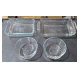 Anchor Hawking & Pyrex Dishes