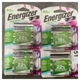 2Lots 4 Batteries AA Rechargeable Batteries