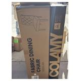 2 lots 1 bx Fabric dining chairs in box  (2 per