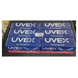 6 UVEX safety eyewear