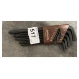 Paramount Allen Wrench Set in Holder