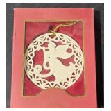 Box w/ Lenox Pierced Angel Ornament 3 1/2"