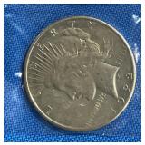 1922 S Peace Silver $1 Dollar Coin