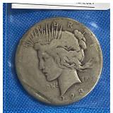 1923 S Peace Silver $1 Dollar Coin