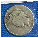 1923 S Peace Silver $1 Dollar Coin