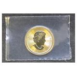 1- .999 Fine Gold 1/4oz  2016 Canada Gyrfalcon