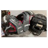 Riddell you football shoulder pad and guardian