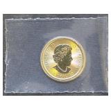1- .999 Fine Gold 1/4oz  2016 Canada Gyrfalcon