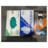 (2)L (1) M nitrile gloves