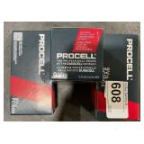 3Lots Procell "9v" Batteries 12ea
