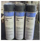 6 cans skyjack dark gray spray paint