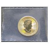 1- .999 Fine Gold 1/4oz  2016 Canada Gyrfalcon