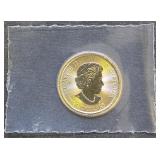 1- .999 Fine Gold 1/4oz  2016 Canada Gyrfalcon