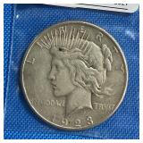 1923 S Peace Silver $1 Dollar Coin