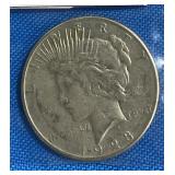 1923 S Peace Silver $1 Dollar Coin