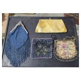 4- Antique Beaded Purses