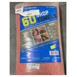 Bag w/ 60 Shop Towels 14