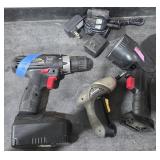 Drills and flashlight with charger