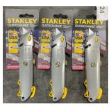 3 Stanley, utility knife
