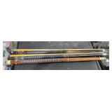 2 Pool Cues in One Case