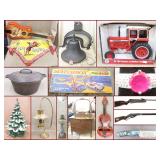 Oil Lamps, BB Guns, Die-Cast Toys and Collectibles