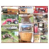 Andrews Tractor, Tools, Longaberger, Lawn & Garden
