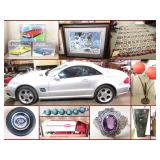 Mercedes Automobile, Model Car Kits, Sterling Silver, Antiques and Books