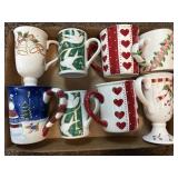 8 Assorted Coffee Mugs