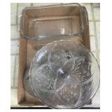 Tray Lot Of Assorted Items Including Cake Stand,