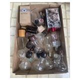 Tray Lot Of Assorted Perfume Bottles & More