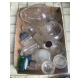 Tray Lot Of Assorted Candle Holders, Vases & More