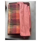 Tray Lot Of Assorted Placemats & Table Cloths