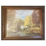 18 1/2ï¿½ x 22ï¿½ Golden Glade Framed Print (Framed