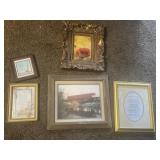 (5) Assorted Framed Wall Art