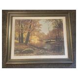 25ï¿½ x 31ï¿½ Autumn Bronze By Robert Wood Framed Oil