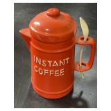 5ï¿½ Vintage Ceramic Instant Coffee Jar
