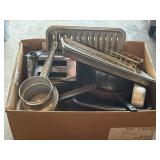 Assorted pots, pans baking sheets & more