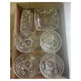 Tray Lot Of Assorted Candy Dish, Butter Dish &
