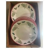 (9) Christmas Plates