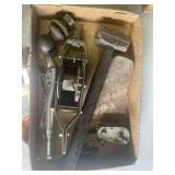 Tray Lot Of Assorted Hardware Including Heavy