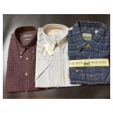 4 Assorted Menï¿½s Shirts-Large & Medium