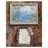 (2) Assorted Framed Wall Decor