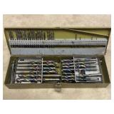 Drill Bit Set W/Tool Box (Missing Pieces)