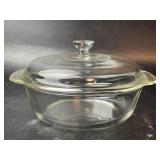 2 Qt. Fire King Casserole Dish W/ Lid
