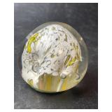 Hand Blowed Art Glass Paperweight